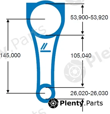 Ipsa CO004300 — Connecting Rod