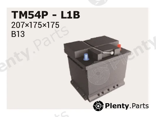Ipsa TM54P — Starter Battery MAGIC +30%