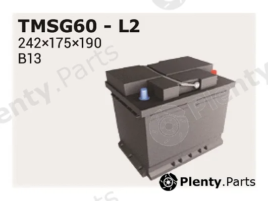 Ipsa TMSG60 — Starter Battery Stop&Go EFB