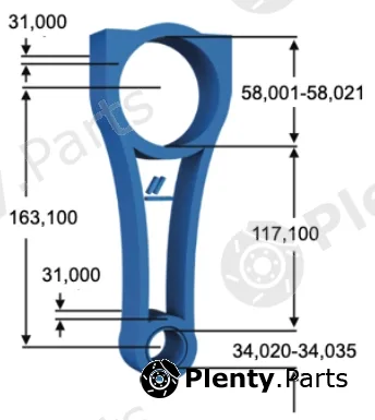 Ipsa CO008800 — Connecting Rod