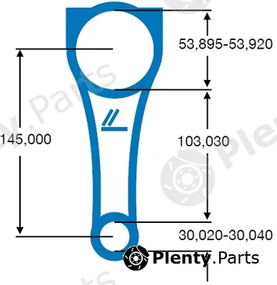 Ipsa CO005600 — Connecting Rod