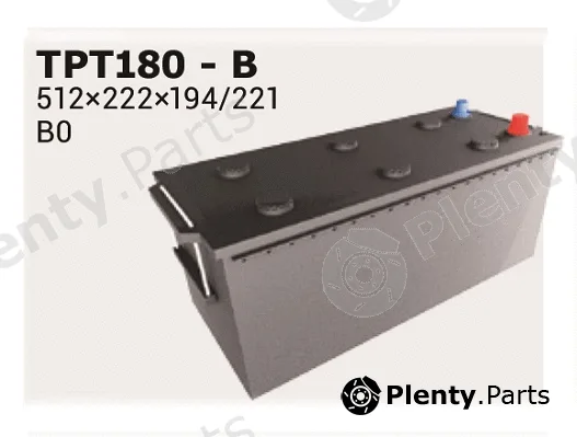 Ipsa TPT180 — Starter Battery Polar Truck