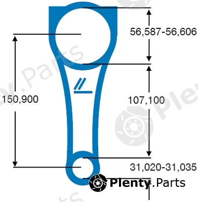 Ipsa CO005100 — Connecting Rod