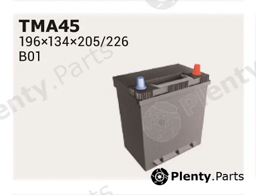 Ipsa TMA45 — Starter Battery MAGIC ASIA
