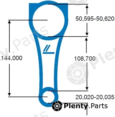 Ipsa CO002500 — Connecting Rod