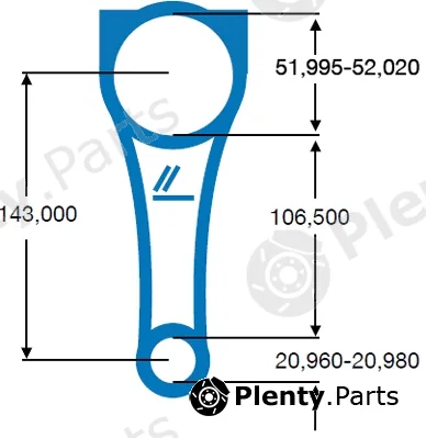 Ipsa CO003700 — Connecting Rod