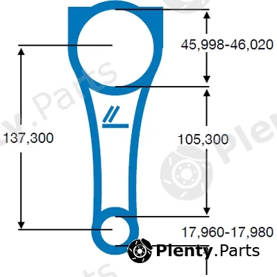 Ipsa CO004600 — Connecting Rod