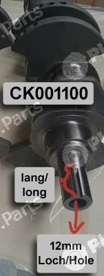 Ipsa CK001100 — Crankshaft