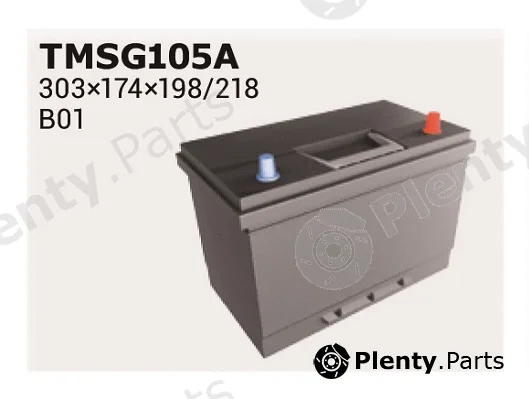 Ipsa TMSG105A — Starter Battery Stop&Go EFB