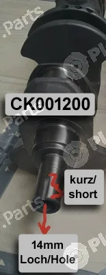 Ipsa CK001200 — Crankshaft