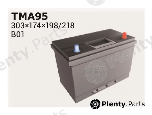 Ipsa TMA95 — Starter Battery MAGIC ASIA