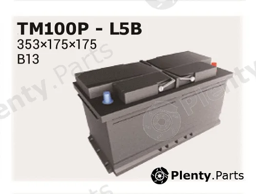 Ipsa TM100P — Starter Battery MAGIC +30%