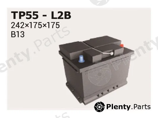 Ipsa TP55 — Starter Battery Polar