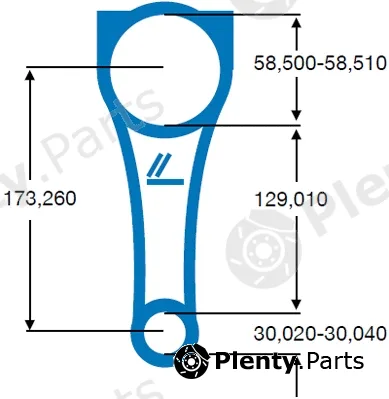 Ipsa CO000200 — Connecting Rod