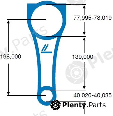 Ipsa CO000500 — Connecting Rod