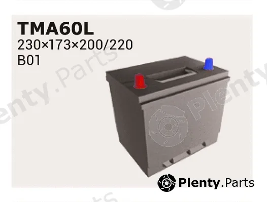 Ipsa TMA60L — Starter Battery MAGIC ASIA