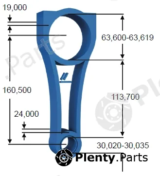Ipsa CO009100 — Connecting Rod