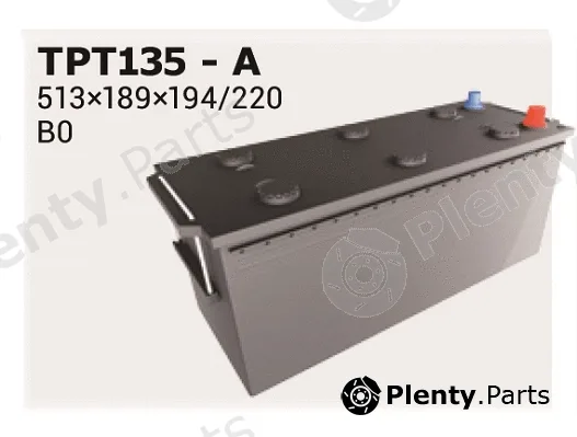 Ipsa TPT135 — Starter Battery Polar Truck