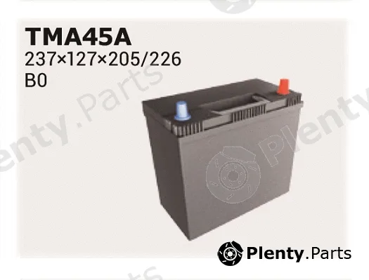 Ipsa TMA45A — Starter Battery MAGIC ASIA