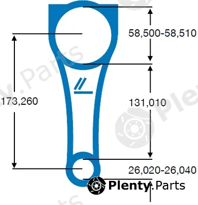 Ipsa CO000100 — Connecting Rod