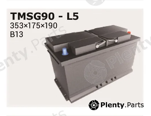 Ipsa TMSG90 — Starter Battery Stop&Go EFB