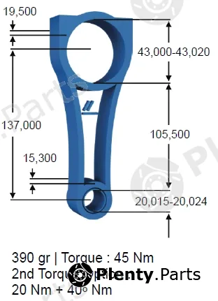 Ipsa CO009200 — Connecting Rod