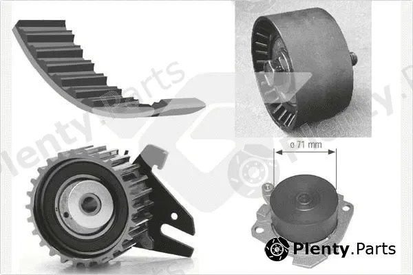 Hutchinson KH273WP25 — Water Pump & Timing Belt Kit