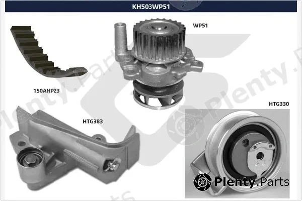 Hutchinson KH503WP51 — Water Pump & Timing Belt Kit