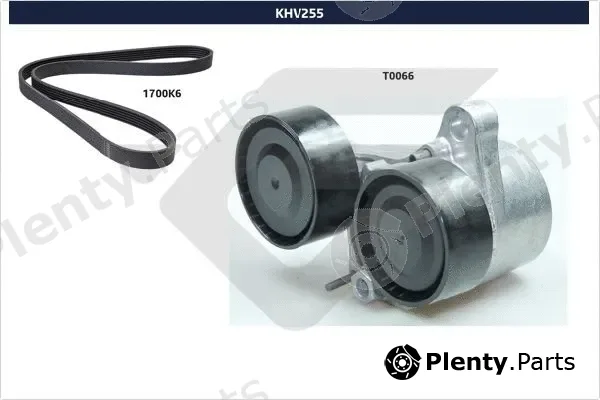 Hutchinson KHV255 — V-Ribbed Belt Set