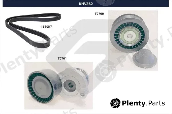 Hutchinson KHV262 — V-Ribbed Belt Set