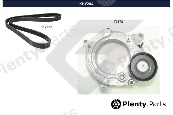 Hutchinson KHV284 — V-Ribbed Belt Set