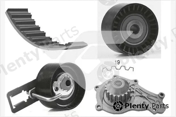 Hutchinson KH450WP64 — Water Pump & Timing Belt Kit