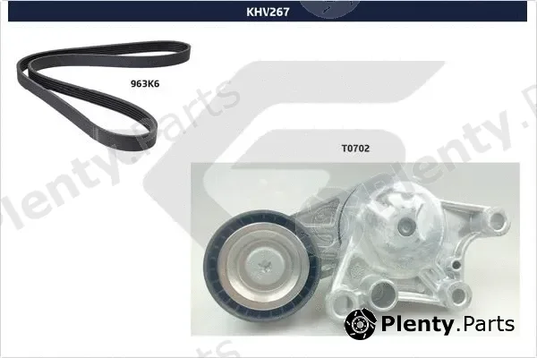 Hutchinson KHV267 — V-Ribbed Belt Set