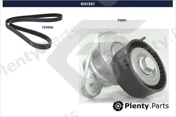 Hutchinson KHV261 — V-Ribbed Belt Set