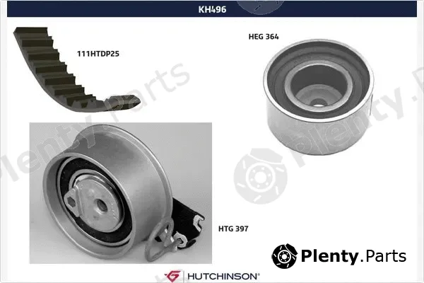 Hutchinson KH496 — Timing Belt Kit
