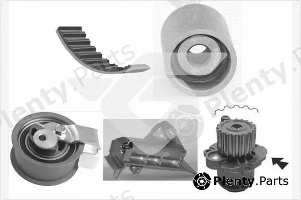 Hutchinson KH263WP71 — Water Pump & Timing Belt Kit