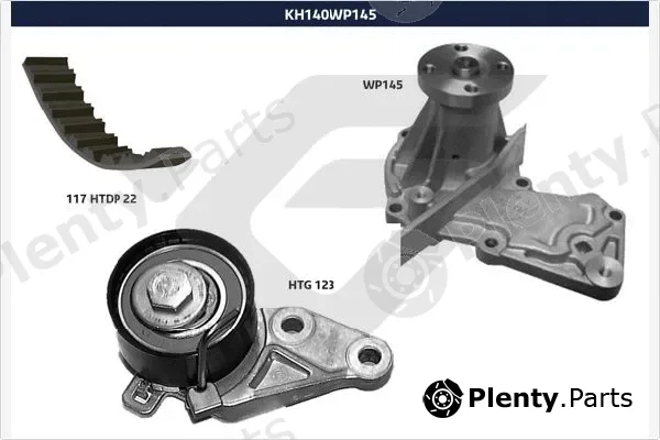 Hutchinson KH140WP145 — Water Pump & Timing Belt Kit