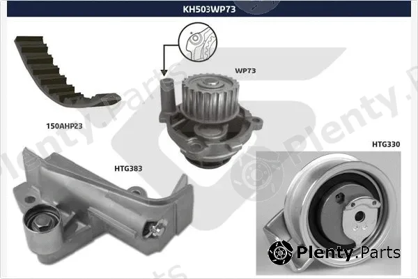 Hutchinson KH503WP73 — Water Pump & Timing Belt Kit
