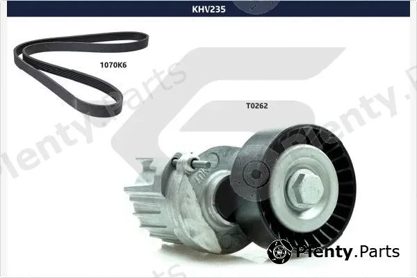 Hutchinson KHV235 — V-Ribbed Belt Set