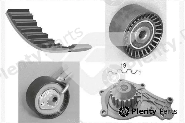 Hutchinson KH190WP64 — Water Pump & Timing Belt Kit