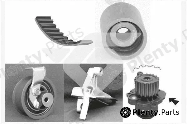 Hutchinson KH150WP71 — Water Pump & Timing Belt Kit