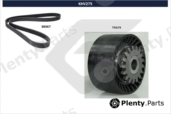 Hutchinson KHV275 — V-Ribbed Belt Set