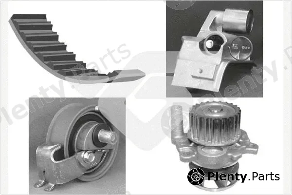 Hutchinson KH166WP51 — Water Pump & Timing Belt Kit