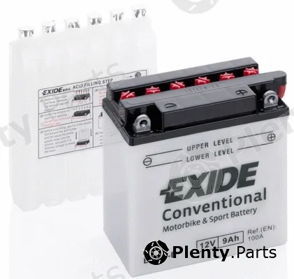 Exide EB9L-B — Starter Battery EXIDE Conventional