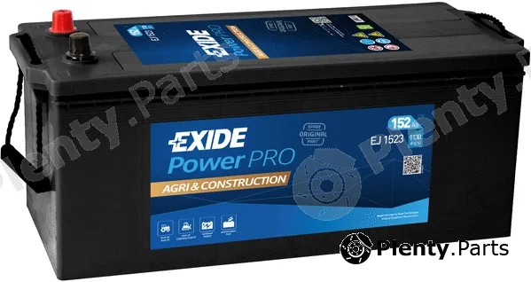 Exide EJ1523 — Starter Battery PowerPRO Agri & Construction