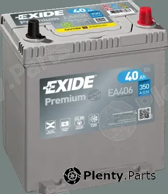 Exide EA406 — Starter Battery PREMIUM ***