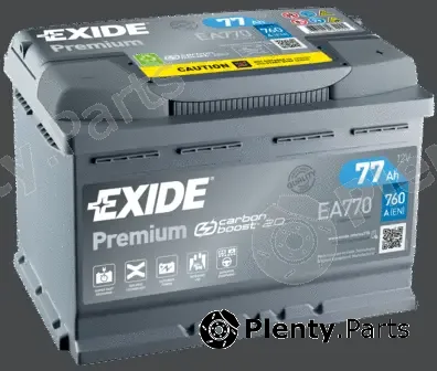 Exide EA770 — Starter Battery PREMIUM ***