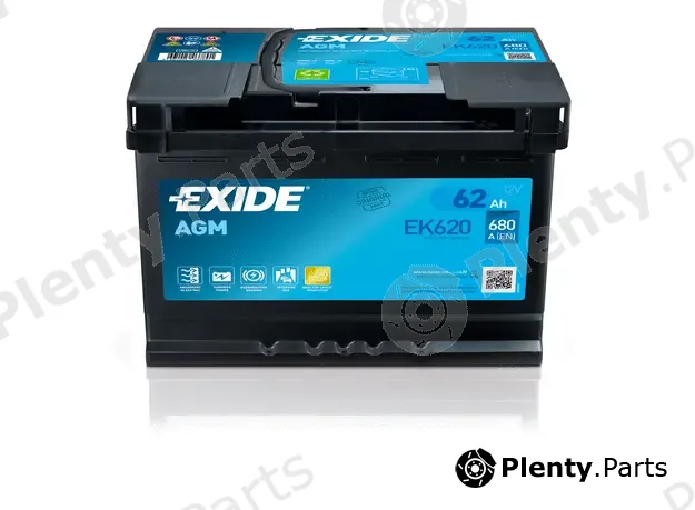 Exide EK620 — Starter Battery AGM