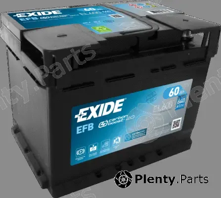 Exide EL600 — Starter Battery EFB