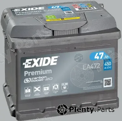 Exide EA472 — Starter Battery PREMIUM ***